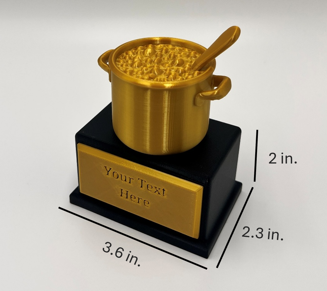 Custom Chili Cookoff Trophy