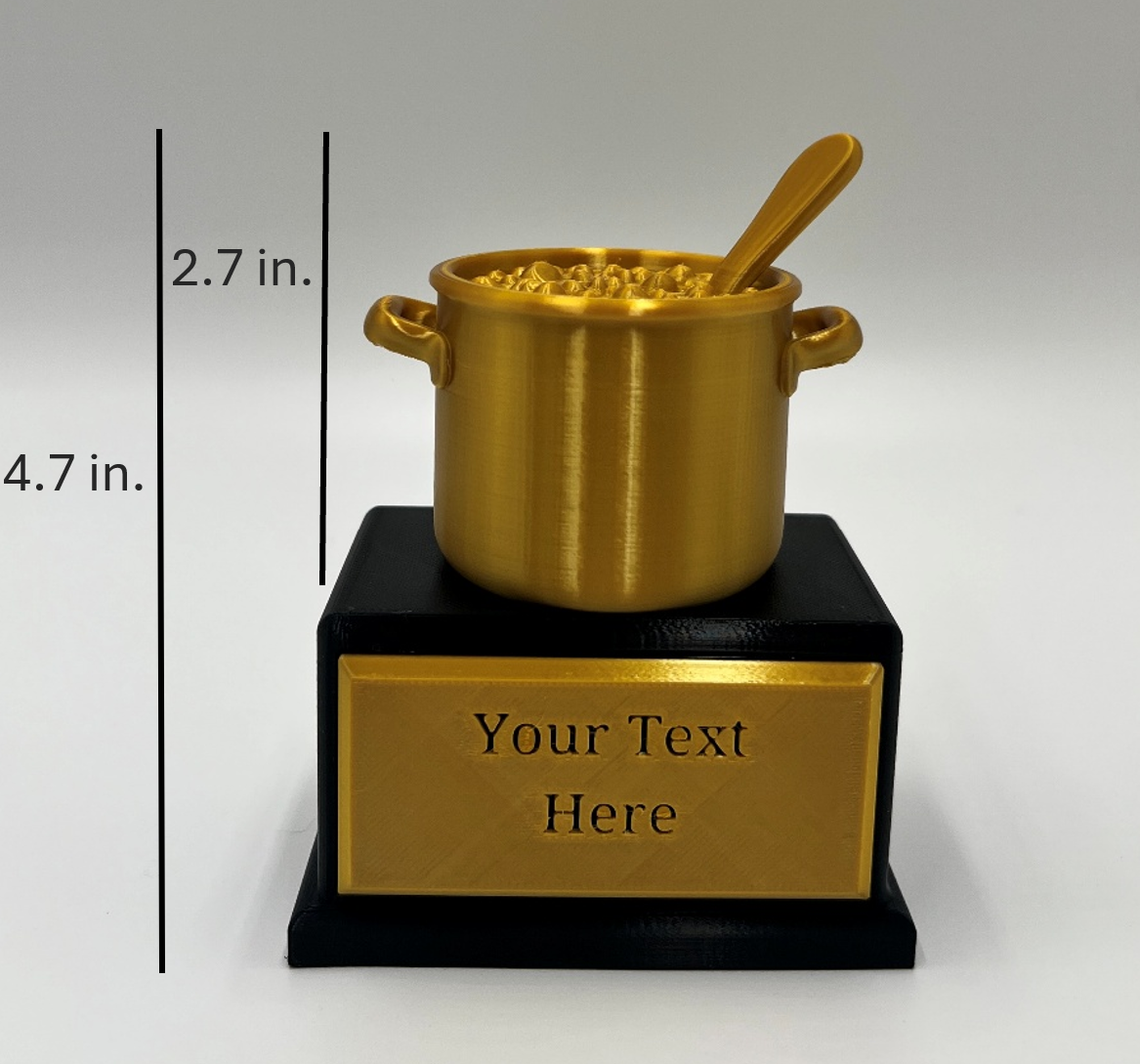 Custom Chili Cookoff Trophy